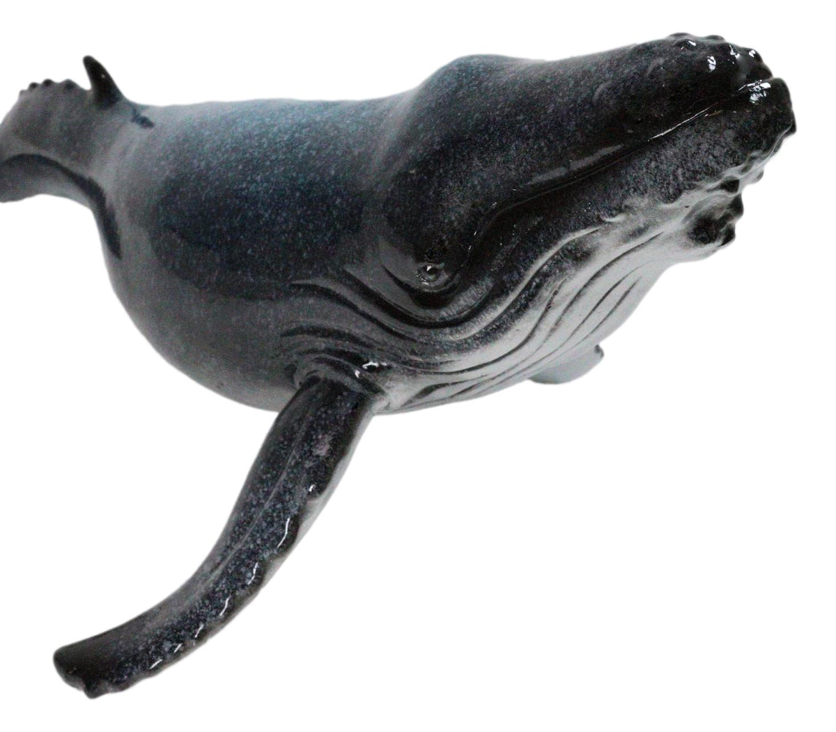 Marine Large Baleen Blue Whale Figurine Statue Ocean Wildlife Sculpture 17"Long