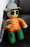 Fred Freddy Krueger Pinheadz Monster Villain With Voodoo Stitches Plush Toy Doll