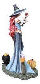 Amy Brown Halloween Pumpkins Ritual Poison Apple Witch Fantasy Magic Figurine