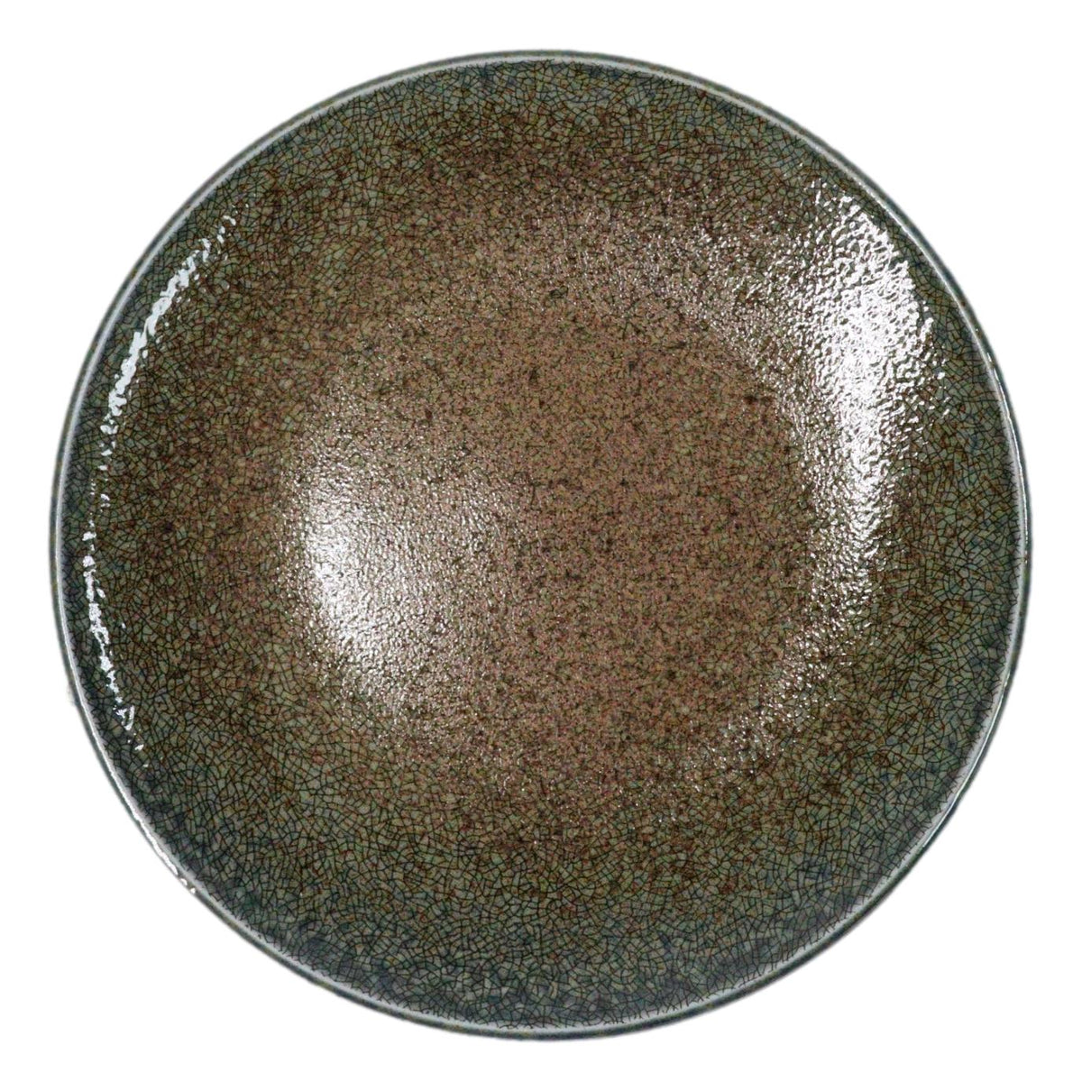 Pack Of 4 Made In Japan Porcelain Sunaji Kairagi Large Round Dinner Plates 10"D