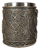 Celtic Knot Wicca Wise Great Horned Owl Perching On Pentagram Star Coffee Mug
