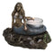 Art Nouveau Ocean Marine Siren Mermaid by Sea Stars Shells Votive Candle Holder