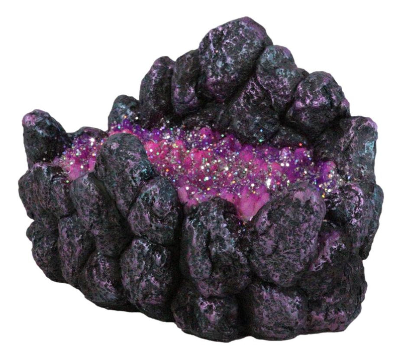 Faux Geode Crystals Rock Magic Wands Holder Stand Prop Accessory Decor