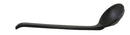 Pack Of 6 Ridged Matte Black Melamine Stirring Mixing Serving Ladle Spoons
