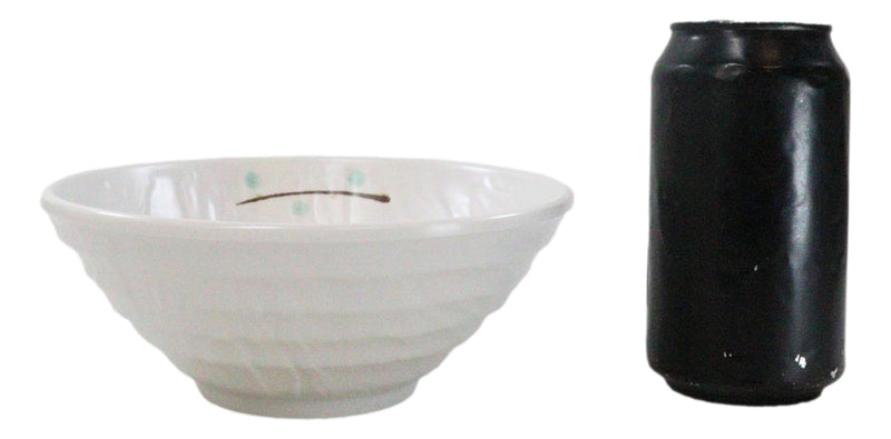 Set Of 6 Modern Yukino Hana Snowflakes Melamine Soup Pasta Salad Bowls 26oz