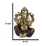 Vastu Hindu Elephant God Ganesha Ceremonial Ganapati Seated Figurine 10"H