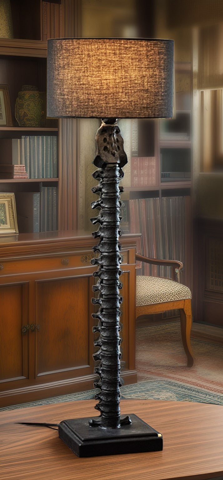 Large Vertebrae Back Bones Spine Skeleton Human Anatomy Table Lamp 36"Tall