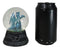 Mythical Quicksilver Blue Dragon Water Globe Figurine With Glitters 4.25"H