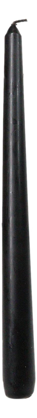 Pack of 8 Witchcraft Ritual Spell Vampire Blood Black Red Taper Candles 10"