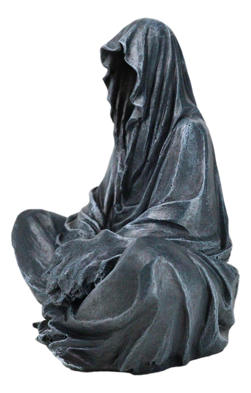Reaper of Souls Grim Reaper In Hooded Cloak Backflow Incense Cone Burner Statue