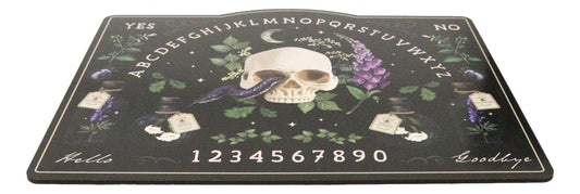 Wiccan Poisonous Plants Serpent Skull Spirit Ouija Talking Board With Planchette