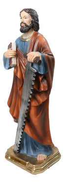 Apostle Of Jesus Martyr Saint Simon The Zealot With Long Saw Figurine 12" Series