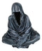 Reaper of Souls Grim Reaper In Hooded Cloak Backflow Incense Cone Burner Statue