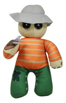 Fred Freddy Krueger Pinheadz Monster Villain With Voodoo Stitches Plush Toy Doll