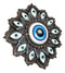 Evil Eye Of Providence With Geometric Sacred Symbols Decorative Wall Plaque