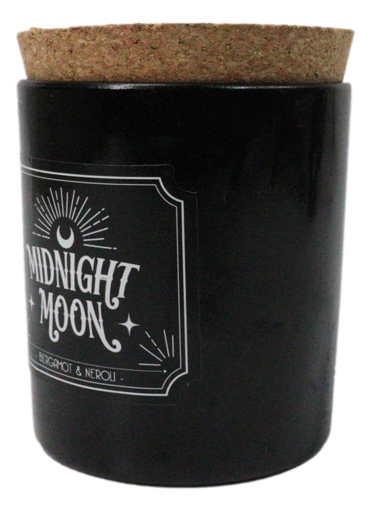Wicca Midnight Moon Bergamot and Neroli Orange Pillar Candle Home Fragrance
