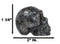 Metaphysical Healing Crystal Black Labradorite Gemstone Mini Skull Figurine