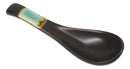 Pack of 6 Midori Kannyu Crackle Green Ceramic Asian Soup Spoons With Hook 5.75"L