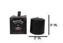 Set Of 2 Gothic Draculina Pink Vampire Tears Black Unscented Pillar Candles