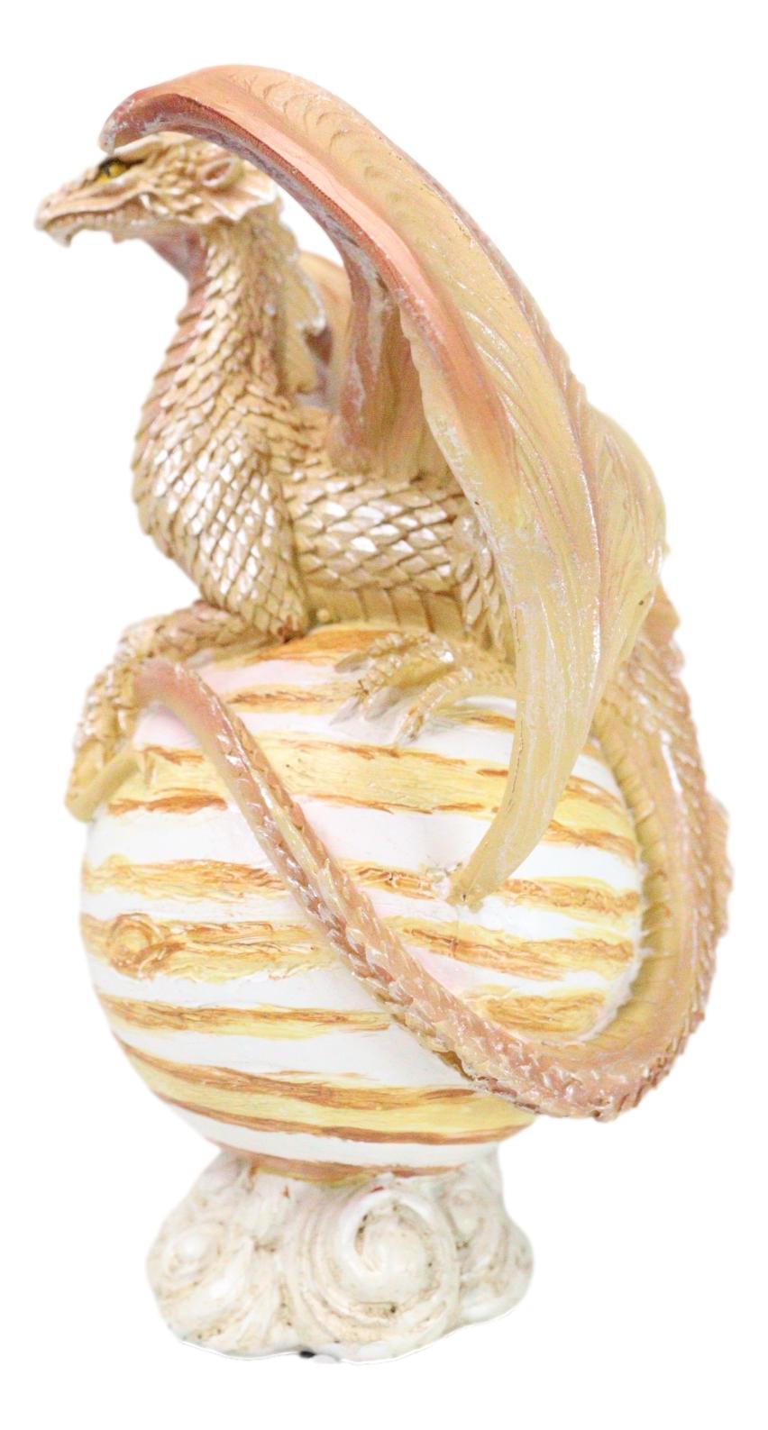 Solar Galaxy Planet Jupiter Terrestrial Guardian Beige Orange Dragon Figurine