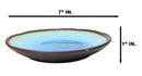 Pack Of 6 Blue Sky Aozora Kannyu Ceramic Round Appetizer Salad Dessert Plates