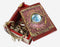 Celtic Knotwork Eye Of The Dragon With Scales Red Trinket Book Box Figurine