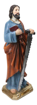Apostle Of Jesus Martyr Saint Simon The Zealot With Long Saw Figurine 12" Series