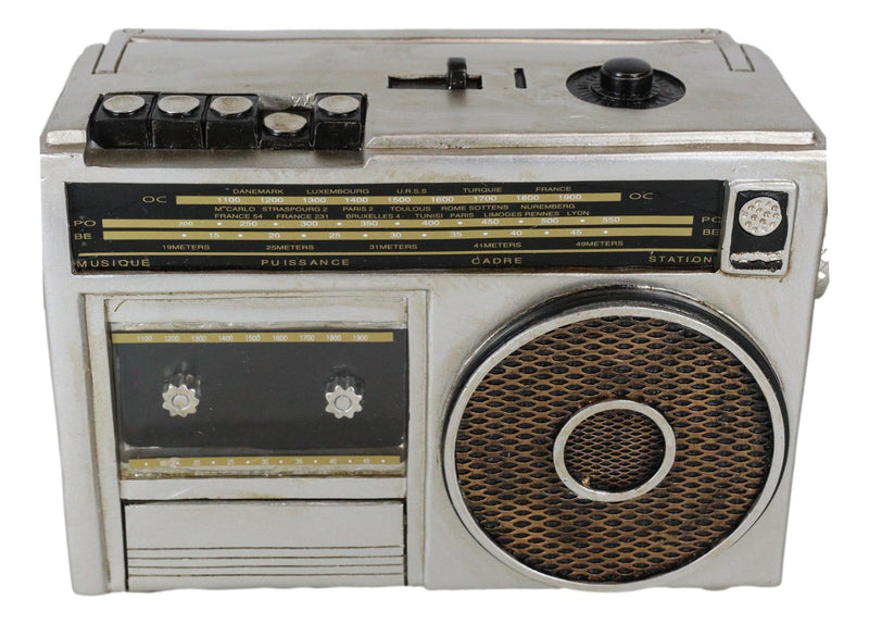 Novelty Vintage Retro Cassette Tape Radio Player Money Coin Savings Piggy Bank