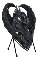 Solemn Vow Innocence Demon And Lilith Dark Angel Heart Plaque With Stand