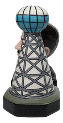 Nikola Tesla And Wardenclyffe Plant Tower Ceramic Salt And Pepper Shakers Set