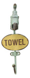 Set Of 2 Cast Iron Vintage Old Fashioned Spigot Faucet Towel Coat Wall Hooks