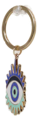 Set Of 2 Wicca New Age Metaphysical All Seeing Eye Of Protection Keychain Charms