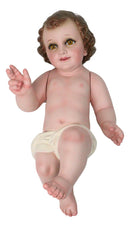 Nativity Christmas Realistic Infant Baby Jesus With Moving Hands Statue 12" L