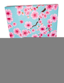 5 Pairs Of Ume Plum Blossoms On Branch Ceramic Rests With Wooden Chopsticks Set