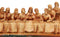 Leonardo Da Vinci The Last Supper Jesus And Disciples Faux Cedar Wood Figurine