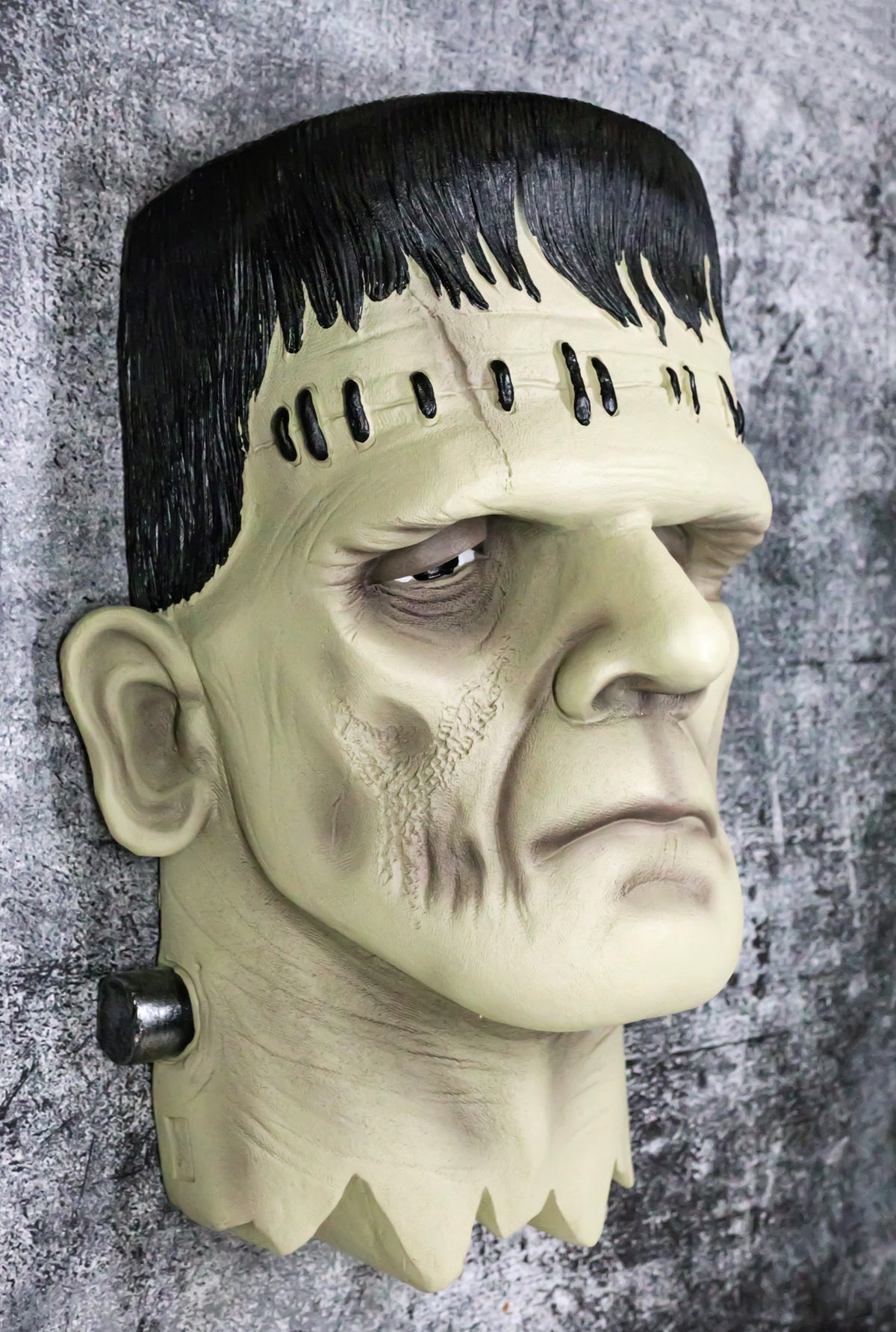 Dr Victor Frankenstein Monster Wall Decor Zombie Sculptural Hanging Plaque 15"H - Ebros Gift