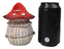 Fairy Garden Red Spotted Toadstool Mushroom Cottage Backflow Incense Burner