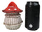 Fairy Garden Red Spotted Toadstool Mushroom Cottage Backflow Incense Burner