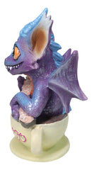 Ruth Thompson Artisan Espresso with Al Drake Wyrmling Dragon In Cup Figurine