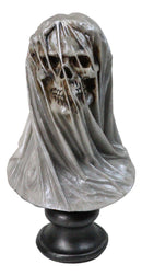 Gothic Macabre Memento Veil Lacroix Skeleton Veiled Bride Bust Lady Figurine 8" H