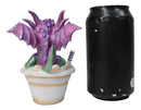 Ruth Thompson Artisan Iced Coffee With Sarah Wyrmling Dragon In Cup Figurine