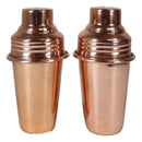 Transitional Modern Chic Style Stainless Steel Copper Finish Salt Pepper Shakers