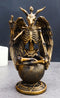 Eliphaz Levi Winged Sabbatic Goat Baphomet Skeleton Bone Creature Figurine
