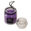 Set of 3 Wicca Halloween Ritual Lavender Prosperity Spell Candle in Glass Jar