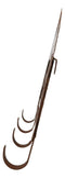 Rustic Western Moose Deer By Pine Forest Mountain 4-Peg Wooden Wall Hooks Plaque
