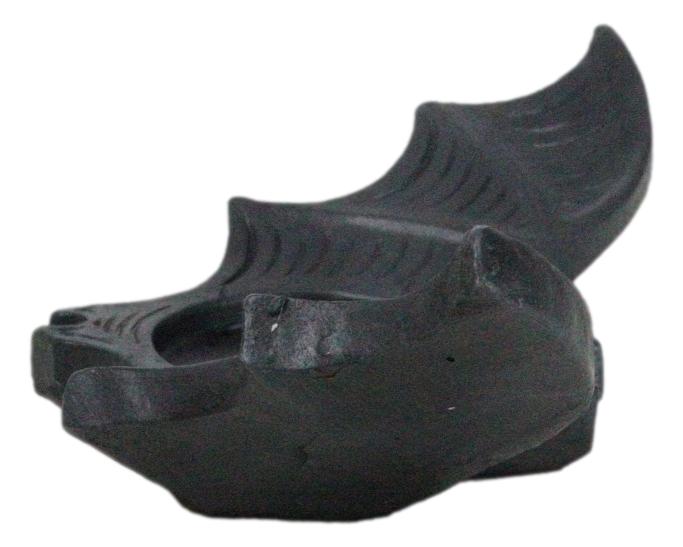 Pack Of 2 Gothic Black Cutout Winged Flying Vampire Bat Votive Candle Holders