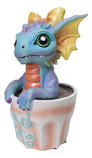 Ruth Thompson Artisan Iced Tea With Martha Drake Wyrmling Dragon In Cup Figurine