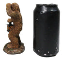 Rustic Funny Cryptid Hiker Bigfoot Holding Lantern Lost in the Woods Figurine