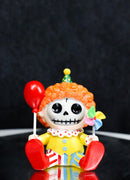 Furry Bones Bon Bon The Magician Clown With Balloon Skeleton Figurine Furrybones