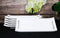 Set Of 6 Modern Yukino Hana Snowflakes Melamine Rectangular Sushi Plates 8.5"L